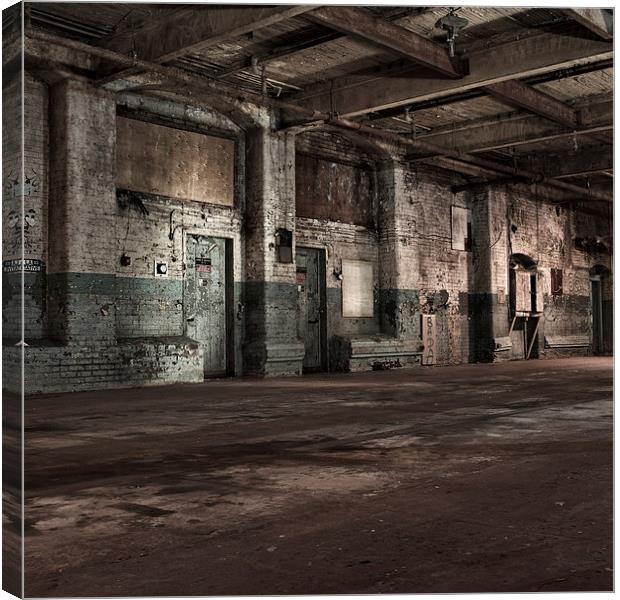 The factory 3 Canvas Print by Grant simeon