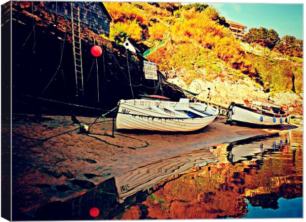 Seaside Reflections Canvas Print by Jason Williams