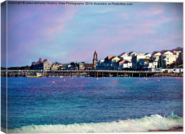  Beautiful Swanage. Canvas Print by Jason Williams