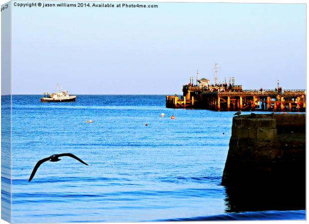  Swanage delight.  Canvas Print by Jason Williams