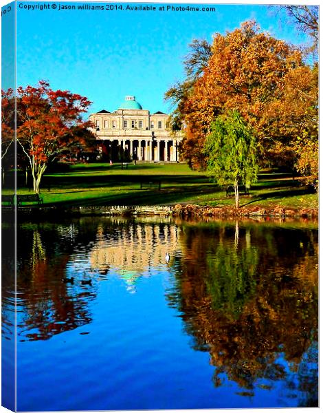 Pittville Park & Pump Room  Canvas Print by Jason Williams