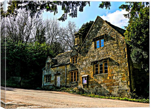  Old Cotswold House. Canvas Print by Jason Williams