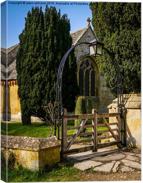  Church Arches Canvas Print by Jason Williams