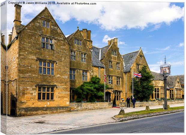  The Lygon Arms, Broadway. Canvas Print by Jason Williams