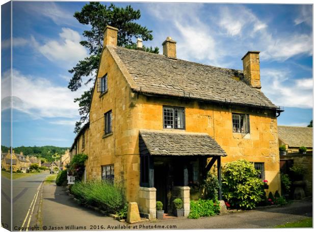 Corner Cottage Canvas Print by Jason Williams