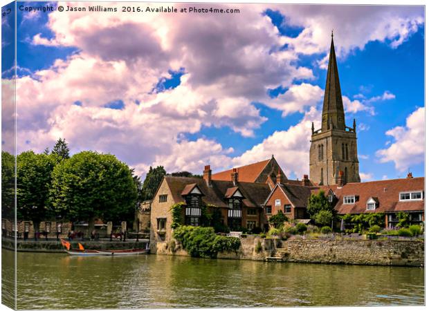 Along the Thames. Canvas Print by Jason Williams