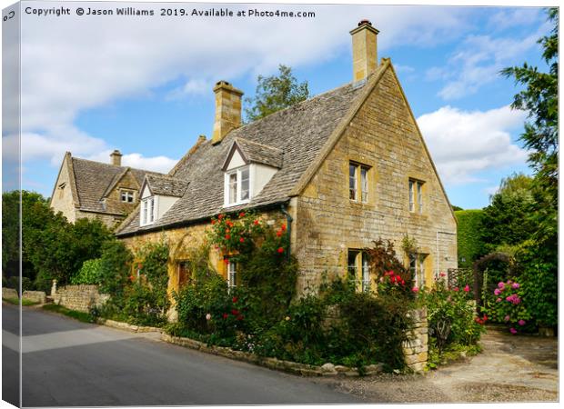 Village Cottage Canvas Print by Jason Williams