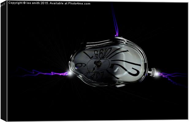  clock shock Canvas Print by lee smith