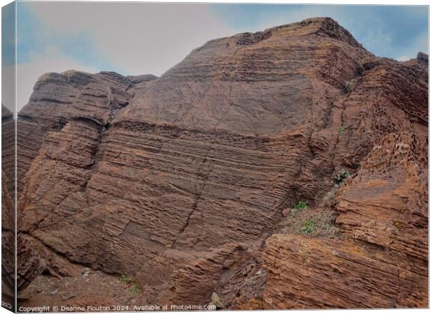 Geological Wonder Canvas Print by Deanne Flouton