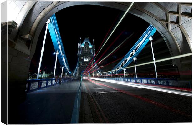 London By Night Canvas Print by Chris Smith