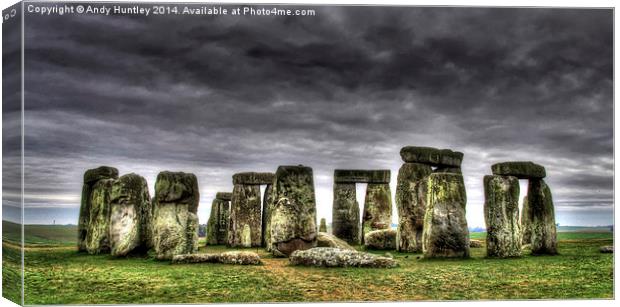Stonehenge Canvas Print by Andy Huntley