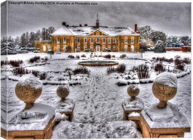 Reigate Priory in Winter Canvas Print by Andy Huntley