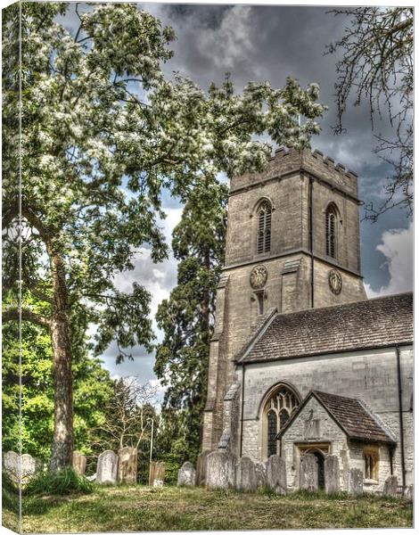 St Marys Church Reigate Canvas Print by Andy Huntley