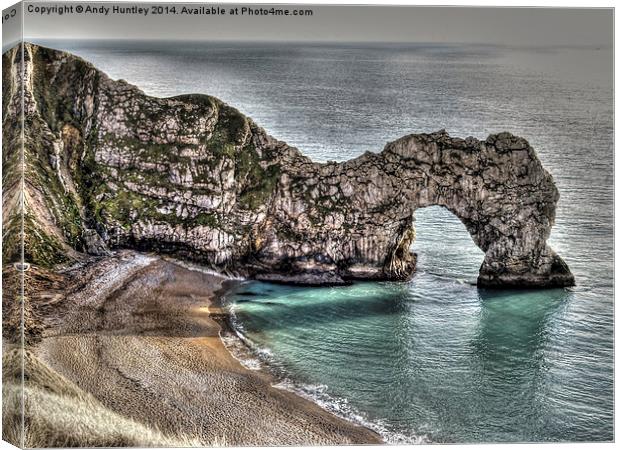 Durdle Door Canvas Print by Andy Huntley