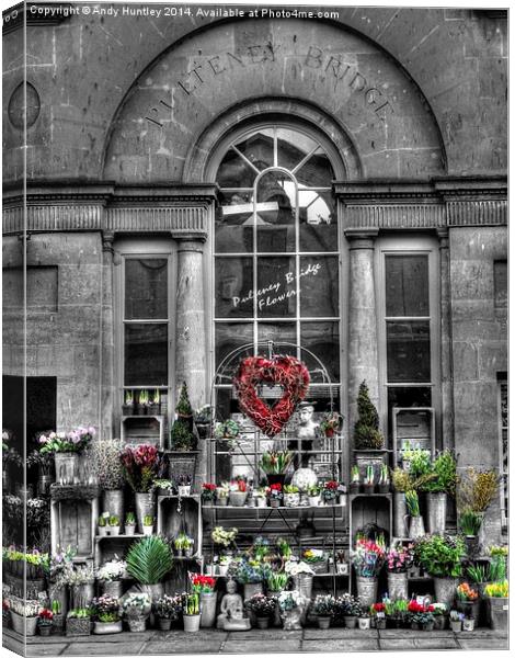 Flower Shop Canvas Print by Andy Huntley