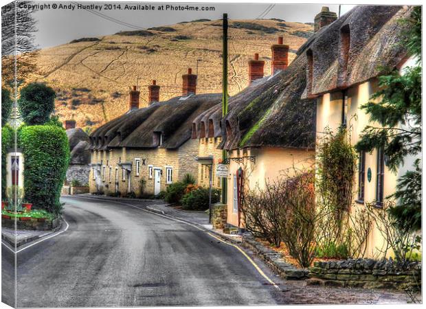 Thatched Street Canvas Print by Andy Huntley