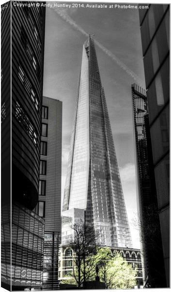 The Shard Canvas Print by Andy Huntley