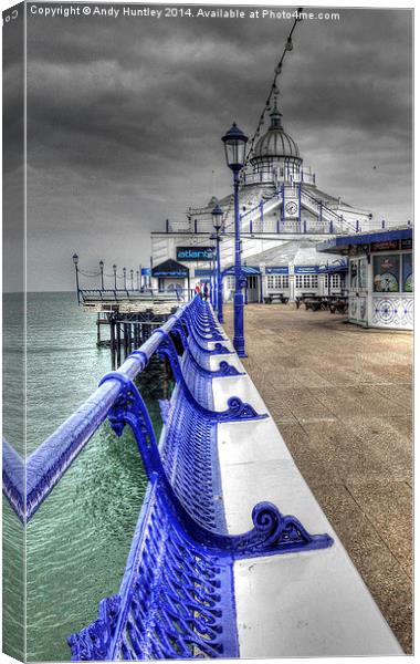 Eastbourne Pier Canvas Print by Andy Huntley