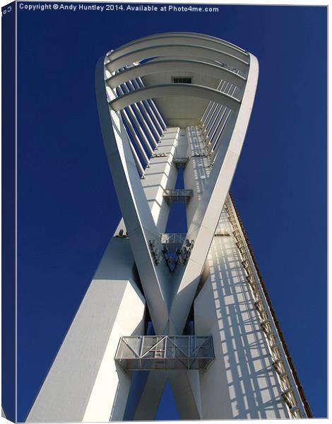  Spinnaker Tower Canvas Print by Andy Huntley