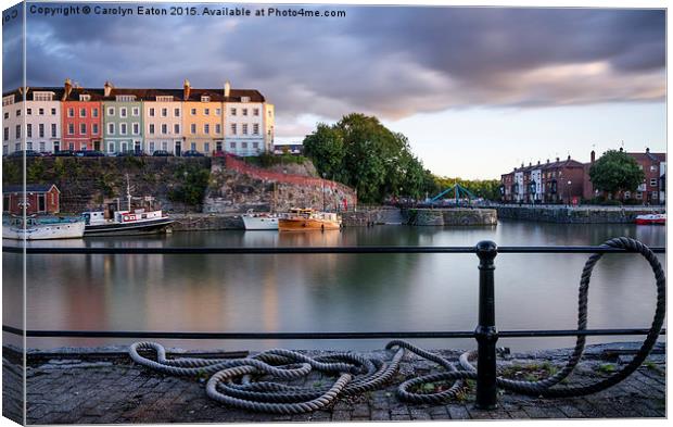  Redcliffe Revealed, Bristol Canvas Print by Carolyn Eaton