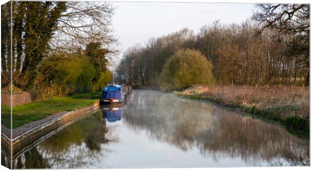 canal Canvas Print by Alan Tunnicliffe