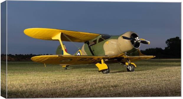 Beech GB-2 Staggerwing Canvas Print by Alan Tunnicliffe
