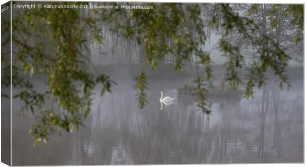 tranquil scene Canvas Print by Alan Tunnicliffe