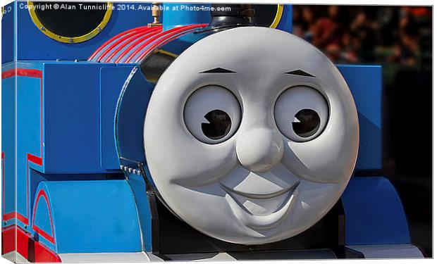  Thomas the Tank Engine Canvas Print by Alan Tunnicliffe