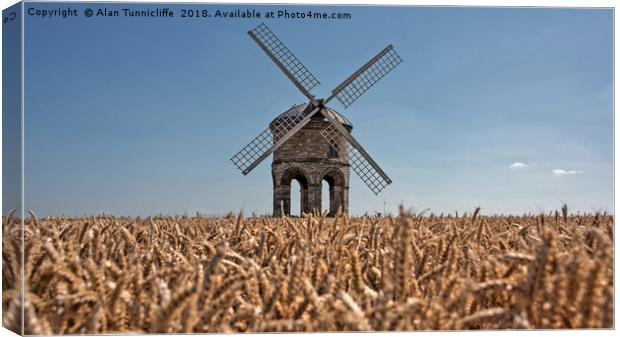 Chesterton windmill Canvas Print by Alan Tunnicliffe