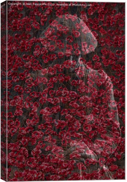 WW1 tribute Canvas Print by Alan Tunnicliffe