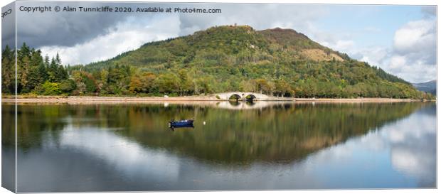 Majestic Loch Fyne Canvas Print by Alan Tunnicliffe