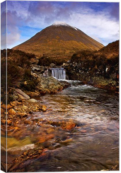 Glamaig & Allt Daraich #2 Canvas Print by Alexander  Macaskill