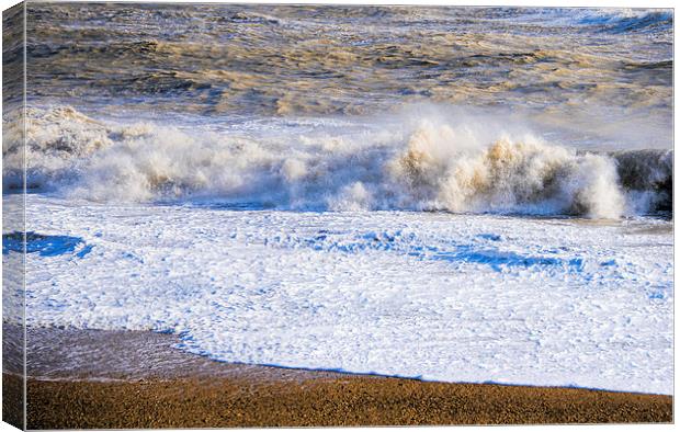 Stormy Sea Canvas Print by Susan Sanger