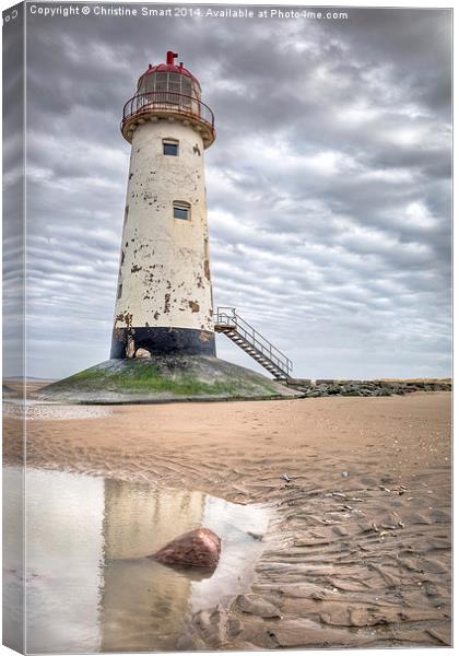  Point of Ayr Lighthouse 2 Canvas Print by Christine Smart