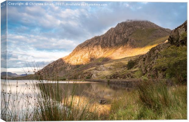 Sunkissed - Tryfan, Snowdonia National Park, Wales Canvas Print by Christine Smart