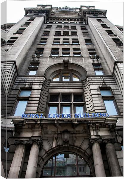  Royal Liver Buildings Canvas Print by Ian Clamp