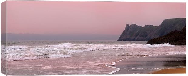 Gower Tides Canvas Print by Dai Parker