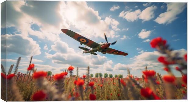 Spitfire Canvas Print by Bahadir Yeniceri