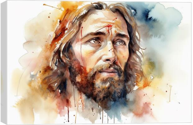 Jesus Christ Canvas Print by Bahadir Yeniceri