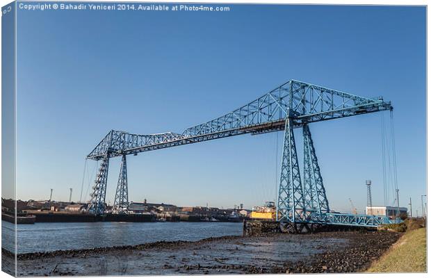 Transporter Bridge Canvas Print by Bahadir Yeniceri