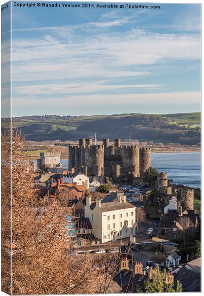 Conwy Canvas Print by Bahadir Yeniceri