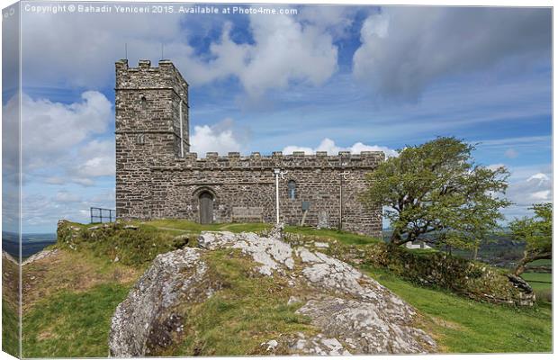  ST MICHAEL DE RUPE CHURCH BRENTOR Canvas Print by Bahadir Yeniceri