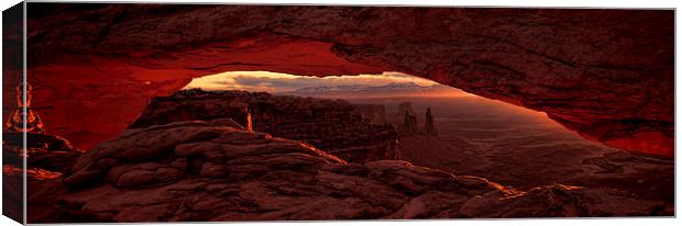 Mesa Arch Canvas Print by Mark Hughes