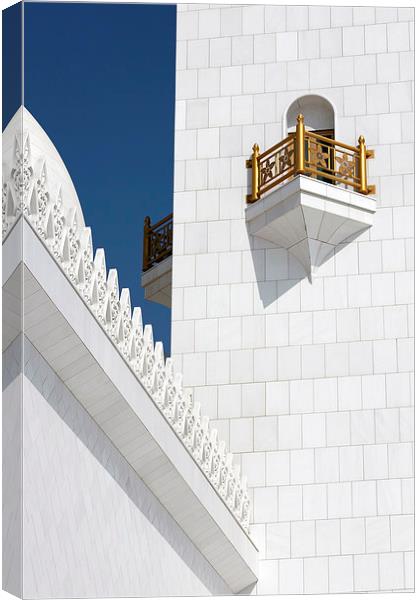 Sheikh Zayed Mosque, Abu Dhabi Canvas Print by Andreas Klatt