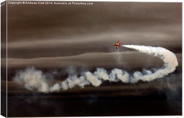 Red Arrows 7 Canvas Print by Andreas Klatt