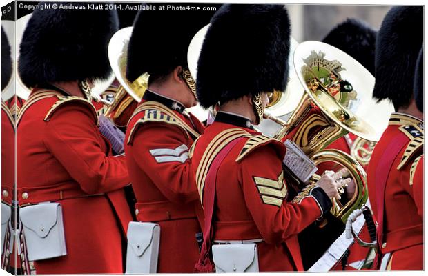 Welsh Guards Band 2 Canvas Print by Andreas Klatt