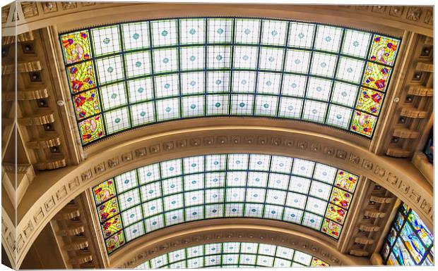 Glass roof Canvas Print by Colin Porteous