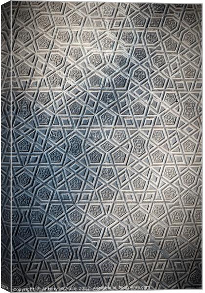 Istanbul Islamic Pattern Canvas Print by Antony McAulay