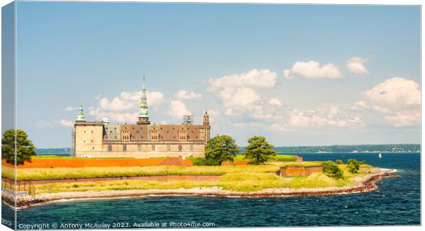 Helsingor Kronborg Castle Canvas Print by Antony McAulay