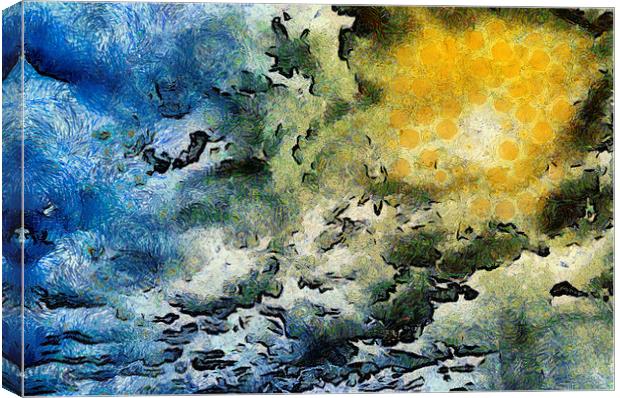 A break in the clouds Canvas Print by Antony McAulay
